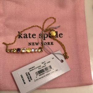 NWT KATE SPADE MULTI-COLORED SLIDER BRACELET🌸